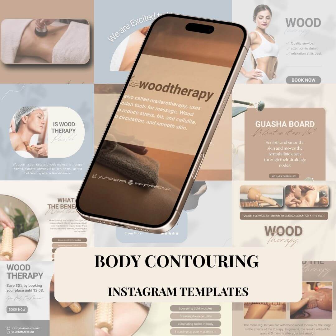 +400 Ready-to-use Body Contouring Instagram Templates!