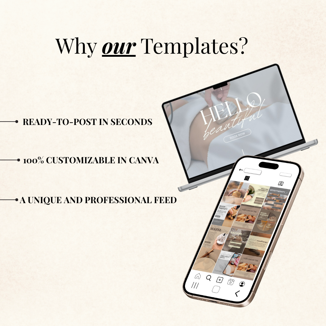 +500 Ready-to-use Body Contouring Instagram Templates!