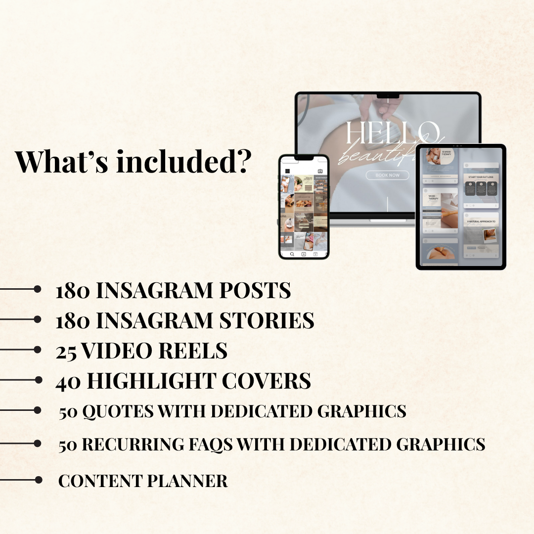 +500 Ready-to-use Body Contouring Instagram Templates!